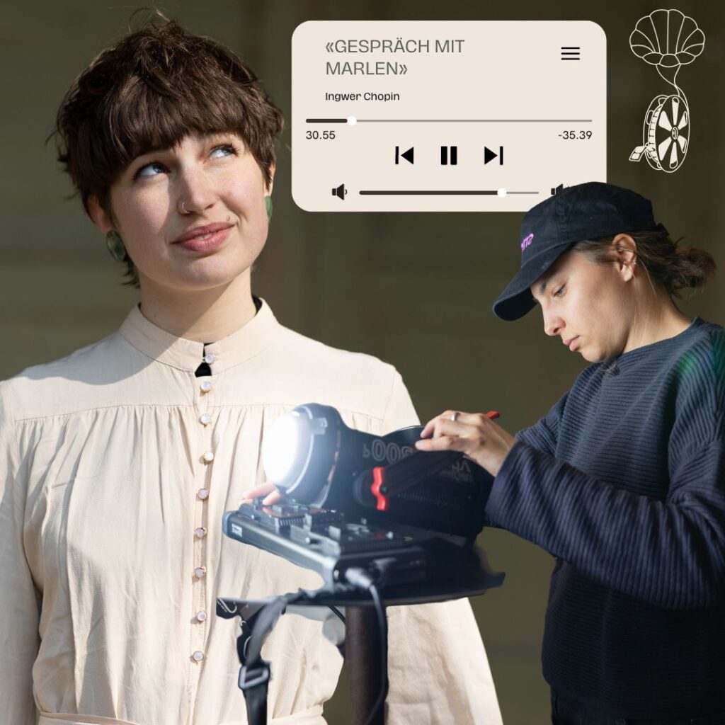 Gespraech mit Marlen